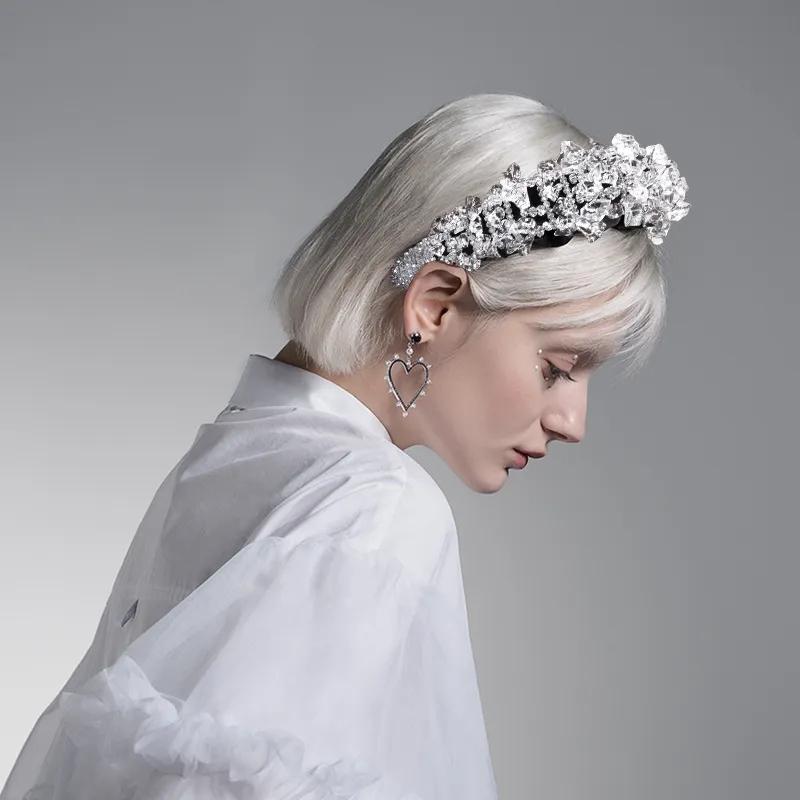 Hair Accessories & Tools | Fashion Transparent Crystal Ice Hair Hoop Women Rhinestone Hairband Headband Wedding Party Headdress Accessories Hair Accessories & Tools Hair Accessories & Tools