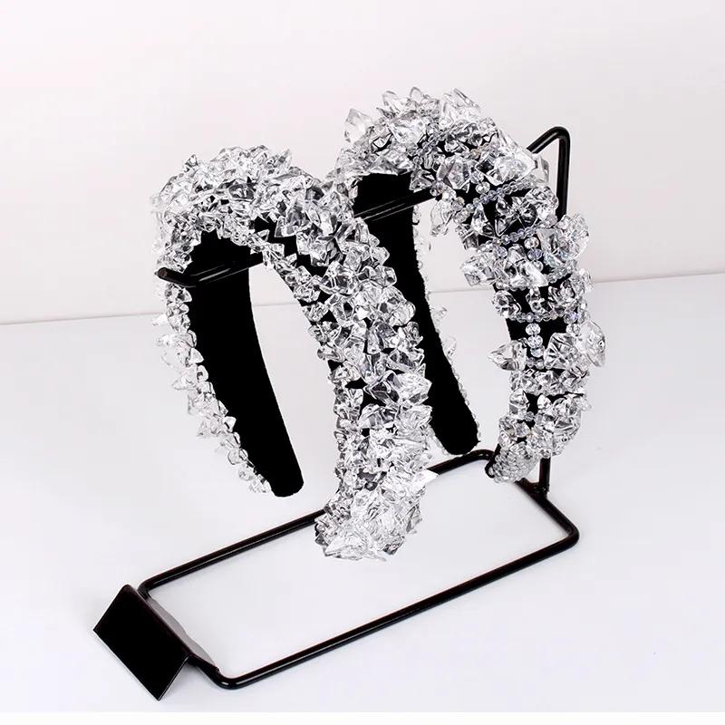 Hair Accessories & Tools | Fashion Transparent Crystal Ice Hair Hoop Women Rhinestone Hairband Headband Wedding Party Headdress Accessories Hair Accessories & Tools Hair Accessories & Tools