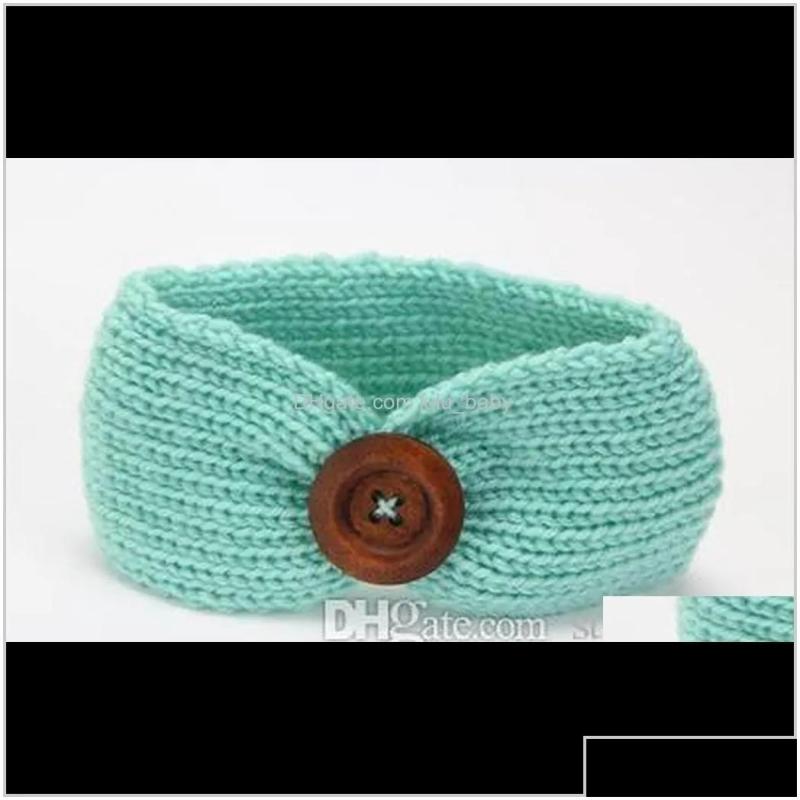 Hair Accessories & Tools | Hair Accessories Handmade Baby Knitting Cloghet Headband Fashion Boys Girls Headbands Ear Warmer With Button Children E1Qrm Evwqx Drop Dhigo Hair Accessories & Tools Hair Accessories & Tools