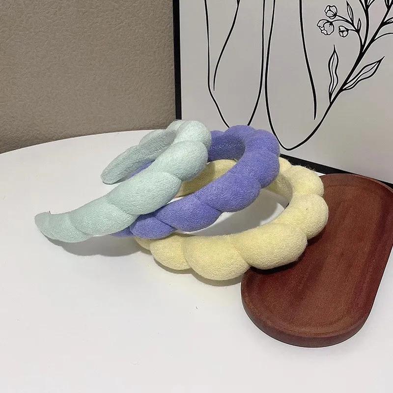 Hair Accessories & Tools | Solid Color Cloud Sponge Headband Versed Soft Puffy Retro Hair Bands Women Fixed Bangs Tool Spa Makeup Hair Hoops Headwear Hair Accessories & Tools Hair Accessories & Tools