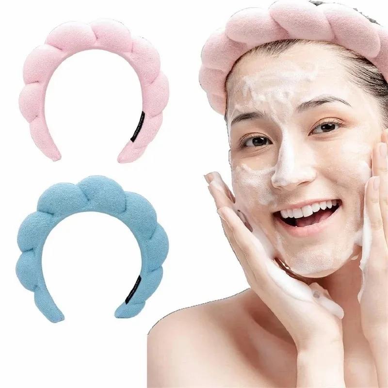 Hair Accessories & Tools | Solid Color Cloud Sponge Headband Versed Soft Puffy Retro Hair Bands Women Fixed Bangs Tool Spa Makeup Hair Hoops Headwear Hair Accessories & Tools Hair Accessories & Tools