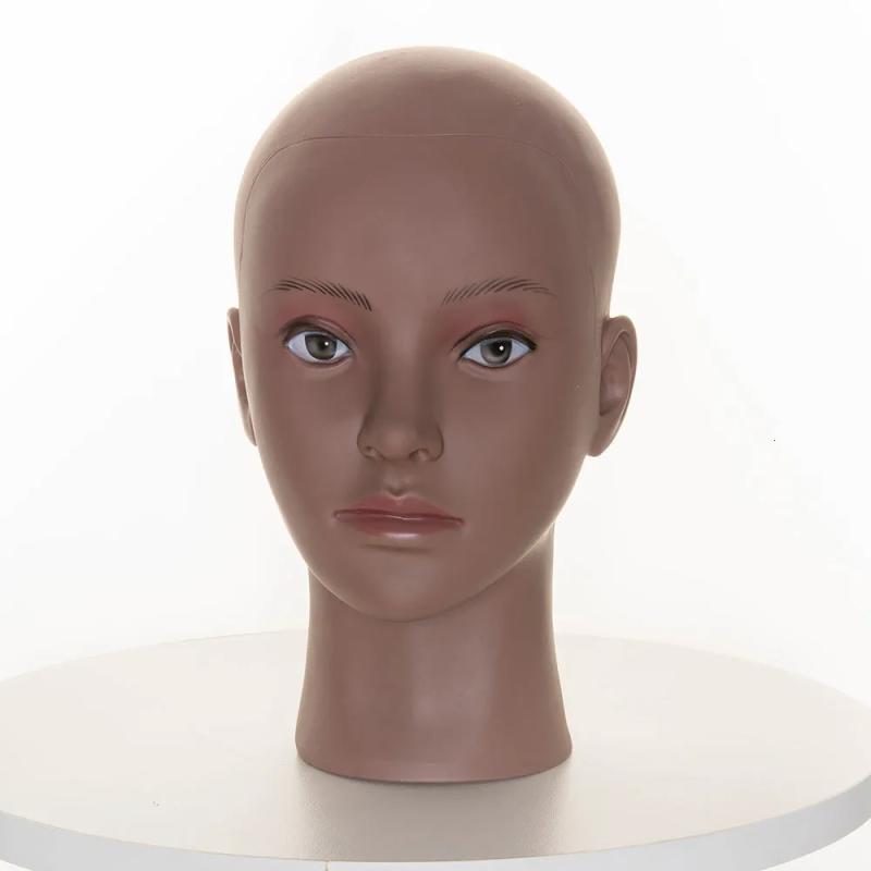 Hair Accessories & Tools | Wig Stand Tinashe Beauty African Mannequin Head For Making Wig Hat Display Cosmetology Manikin Head Female Dolls Bald Training Head 230428 Hair Accessories & Tools Hair Accessories & Tools