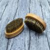 Hair Care & Styling Tools | 11.3X5.5X3Cm Bamboo Boar Bristles Beard Brush Mustache Comb Men Face Cleaning Brush Hair Care & Styling Tools Hair Care & Styling Tools