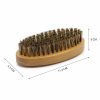 Hair Care & Styling Tools | 11.3X5.5X3Cm Bamboo Boar Bristles Beard Brush Mustache Comb Men Face Cleaning Brush Hair Care & Styling Tools Hair Care & Styling Tools