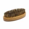 Hair Care & Styling Tools | 11.3X5.5X3Cm Bamboo Boar Bristles Beard Brush Mustache Comb Men Face Cleaning Brush Hair Care & Styling Tools Hair Care & Styling Tools