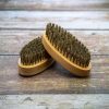 Hair Care & Styling Tools | 11.3X5.5X3Cm Bamboo Boar Bristles Beard Brush Mustache Comb Men Face Cleaning Brush Hair Care & Styling Tools Hair Care & Styling Tools