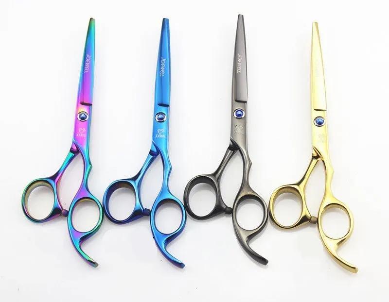 Hair Care & Styling Tools | Brand Joewell 5.5 Inch/6.0 Inch 4 Colros Hair Scissors Cutting / Thinning Scissors Blue/Balck /Rainbow/Gold Cutter Hair Salon Supplies Hair Care & Styling Tools Hair Care & Styling Tools