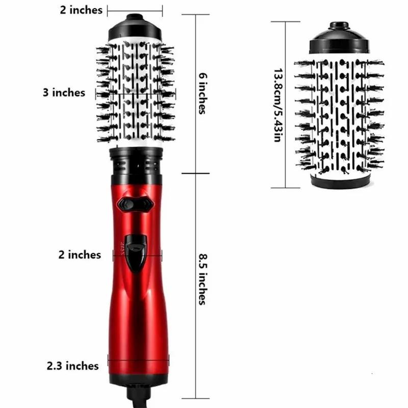 Hair Care & Styling Tools | Curling Irons 2 Replaceable Head 360 Rotating Airflow Air Brush Hair Straightener Curler Iron Volumizer Blowers Electric Dryer Comb 230826 Hair Care & Styling Tools Hair Care & Styling Tools