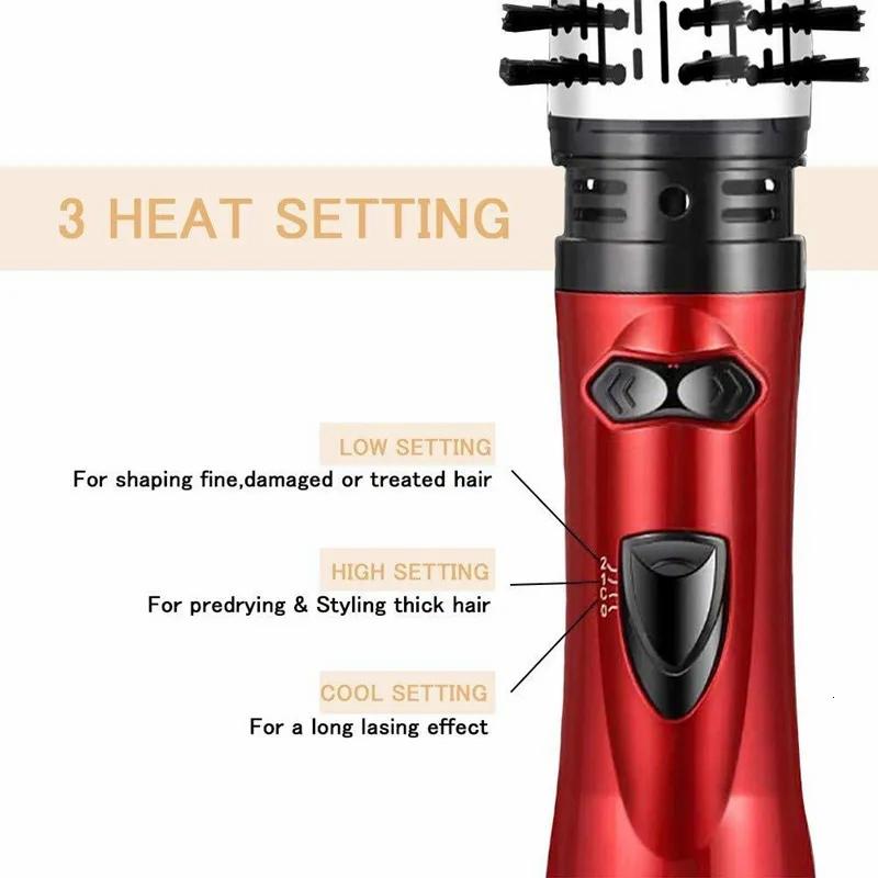 Hair Care & Styling Tools | Curling Irons 2 Replaceable Head 360 Rotating Airflow Air Brush Hair Straightener Curler Iron Volumizer Blowers Electric Dryer Comb 230826 Hair Care & Styling Tools Hair Care & Styling Tools