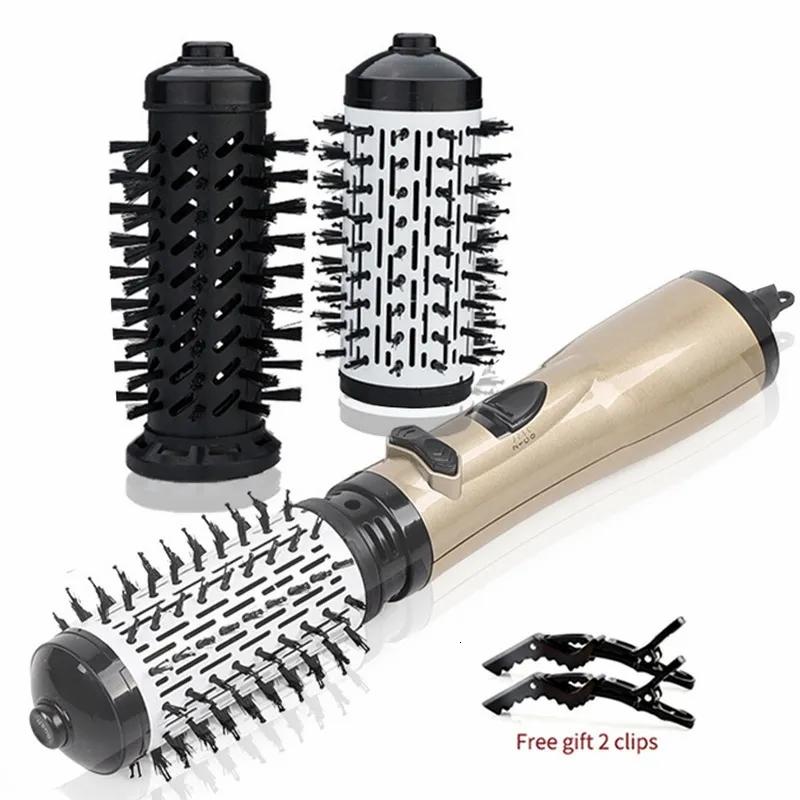 Hair Care & Styling Tools | Curling Irons 2 Replaceable Head 360 Rotating Airflow Air Brush Hair Straightener Curler Iron Volumizer Blowers Electric Dryer Comb 230826 Hair Care & Styling Tools Hair Care & Styling Tools