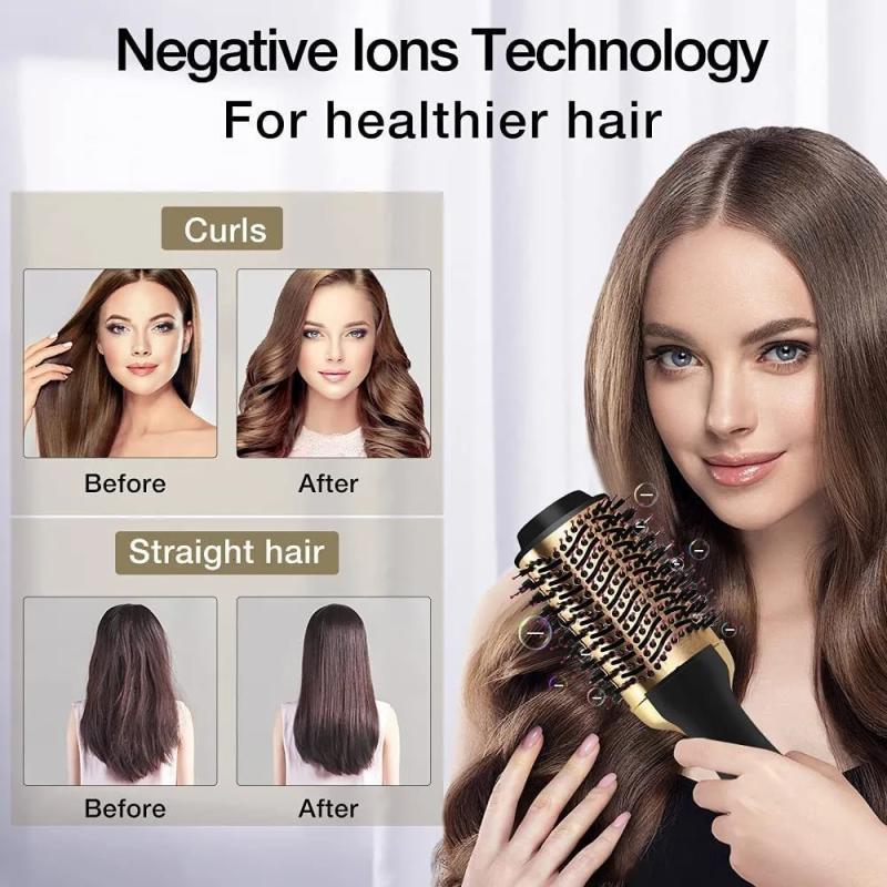 Hair Care & Styling Tools | Curling Irons 3 In 1 Adjustable Air Comb Wet And Dry Hair Dryer Electric Straight Curly Styling Tool Smoothing Brush 230826 Hair Care & Styling Tools Hair Care & Styling Tools