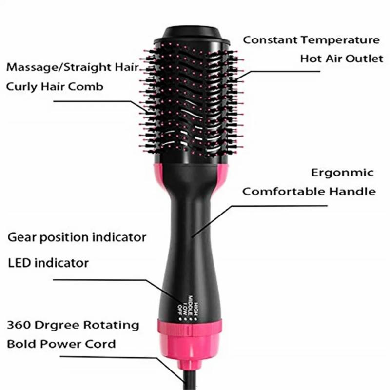 Hair Care & Styling Tools | Curling Irons 3 In 1 Hair Dryer Brush Blow With Comb One Step Blower Air Styling Electric Straightening 230826 Hair Care & Styling Tools Hair Care & Styling Tools