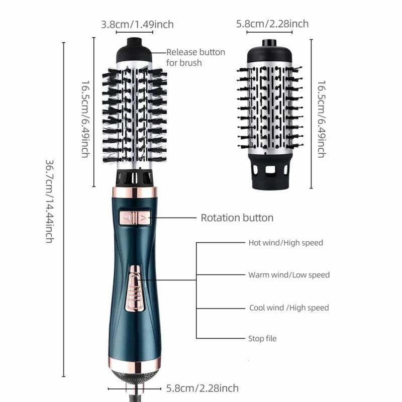 Hair Care & Styling Tools | Curling Irons 3 In 1 Hair Dryer Brush Rotating Blower Ceramic Curler Volumizer Electric Hairdryer Air Styler 230826 Hair Care & Styling Tools Hair Care & Styling Tools