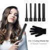 Hair Care & Styling Tools | Curling Irons 5P Curling Iron Hair Curler 9-32Mm Professional Curl Irons Ceramic Styling Tools Hair Tong Hair Styling Tools 231024 Hair Care & Styling Tools Hair Care & Styling Tools