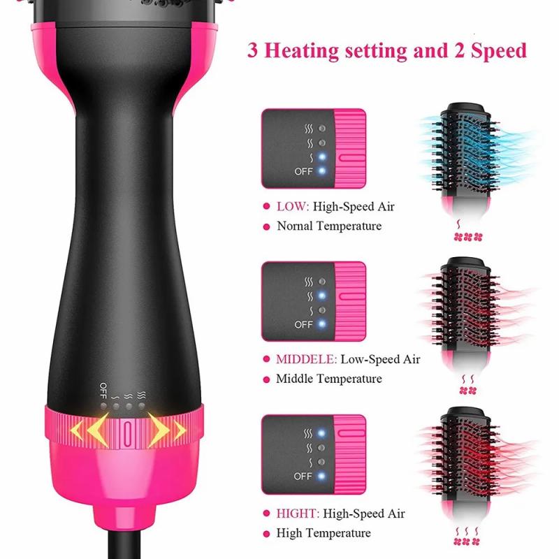 Hair Care & Styling Tools | Curling Irons Air Brush Multifunction Hair Dryer Straightener Curler Comb One Step Professional Salon Styler And Volumizer Ion Blow 230826 Hair Care & Styling Tools Hair Care & Styling Tools