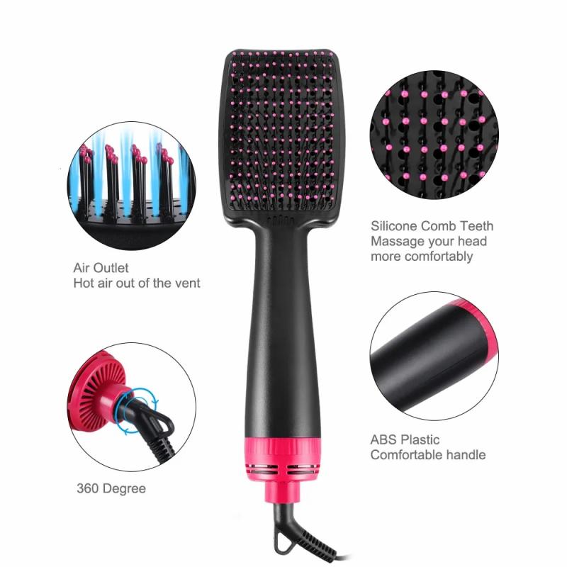 Hair Care & Styling Tools | Curling Irons Hair Dryer Brush Brosse Soufflante Cheveux Hairdryer 2 In 1 Volumizer Salon Air Comb 230826 Hair Care & Styling Tools Hair Care & Styling Tools