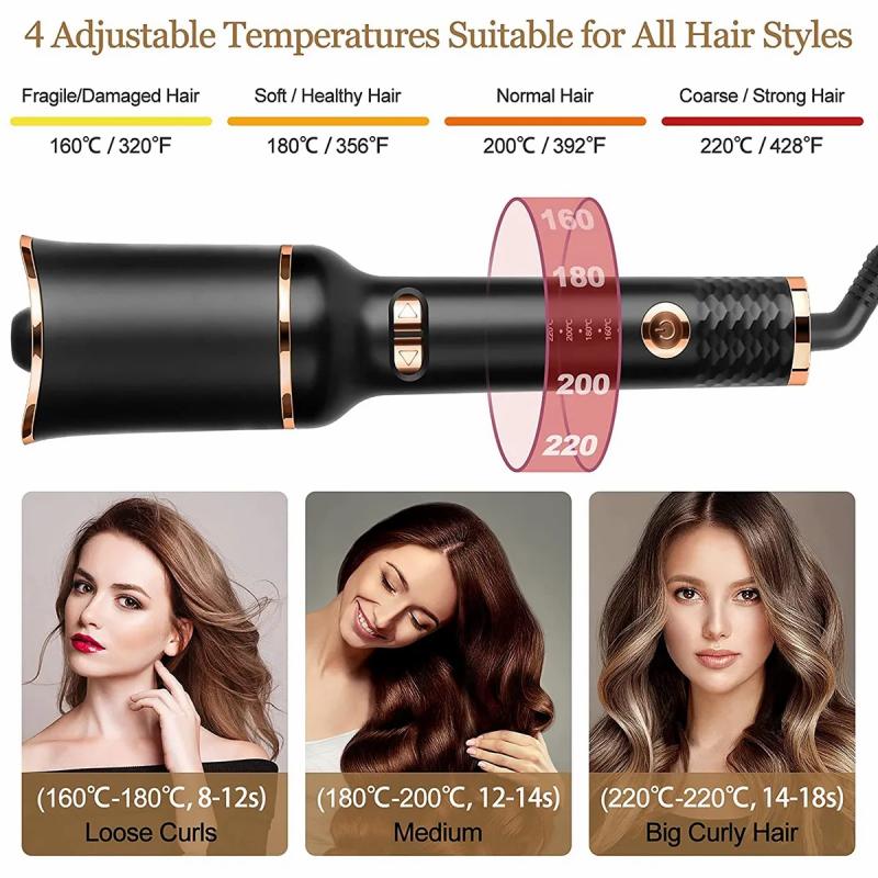 Hair Care & Styling Tools | Curling Irons Multi-Automatic Hair Curler Iron Lcd Ceramic Rotating Waver Magic Wand Styling Tools 221024 Hair Care & Styling Tools Hair Care & Styling Tools