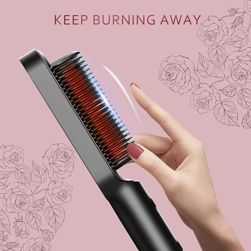 Hair Care & Styling Tools | Curling Irons Multifunctional Hair Comb Brush Beard Straightener Electric Straightening Dry Wet Stylers Styling Tool 230602 Hair Care & Styling Tools Hair Care & Styling Tools