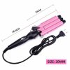 Hair Care & Styling Tools | Curling Irons Professional Hair Curling Iron Ceramic Triple Barrel Hair Curler Irons Hair Wave Waver Styling Tools Hair Styler Wand 230426 Hair Care & Styling Tools Hair Care & Styling Tools