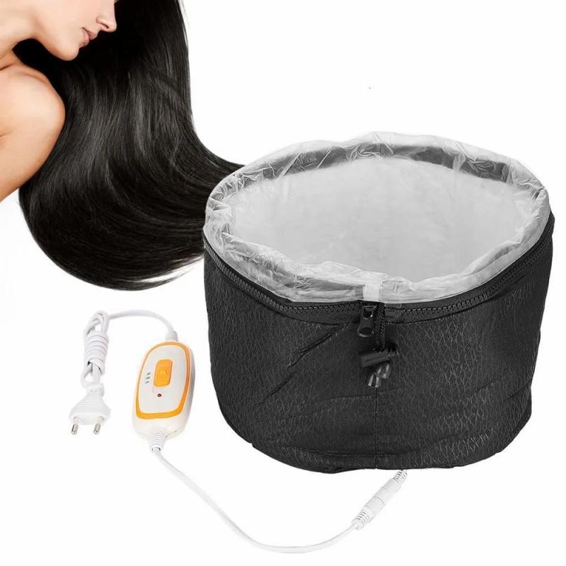 Hair Care & Styling Tools | Cutting Cape 3 Modes Adjustable Hair Cap Electric Thermal Treatment Hat Home Use Diy Spa Nourishing Care Tools Eu Plug 220V 230906 Hair Care & Styling Tools Hair Care & Styling Tools