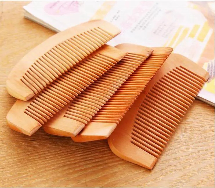 Hair Care & Styling Tools | Discount 5000Pcs Wooden Comb Natural Health Peach Wood Antistatic Health Care Beard Comb Pocket Combs Hairbrush Massager Hair Styling Tool Hair Care & Styling Tools Hair Care & Styling Tools