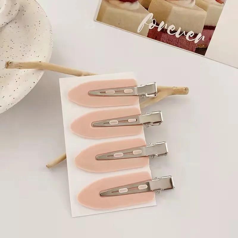 Hair Care & Styling Tools | Girl Hairdressing Makeup Traceless Clip Bangs Headdress Duckbill Hairpin School Kindergarten Girls Headwear Candy Colors Simple Metal Retail Wholesale Hair Care & Styling Tools Hair Care & Styling Tools