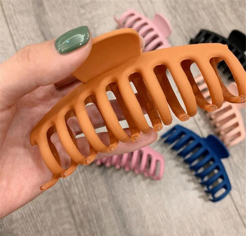 Hair Care & Styling Tools | Girls Hair Accessories Clips 1Pc Korean Hairpins For Solid Headwear Barrette Big Acrylic Women Hair Claws Elegant Frosted Sqcuc Hair Care & Styling Tools Hair Care & Styling Tools