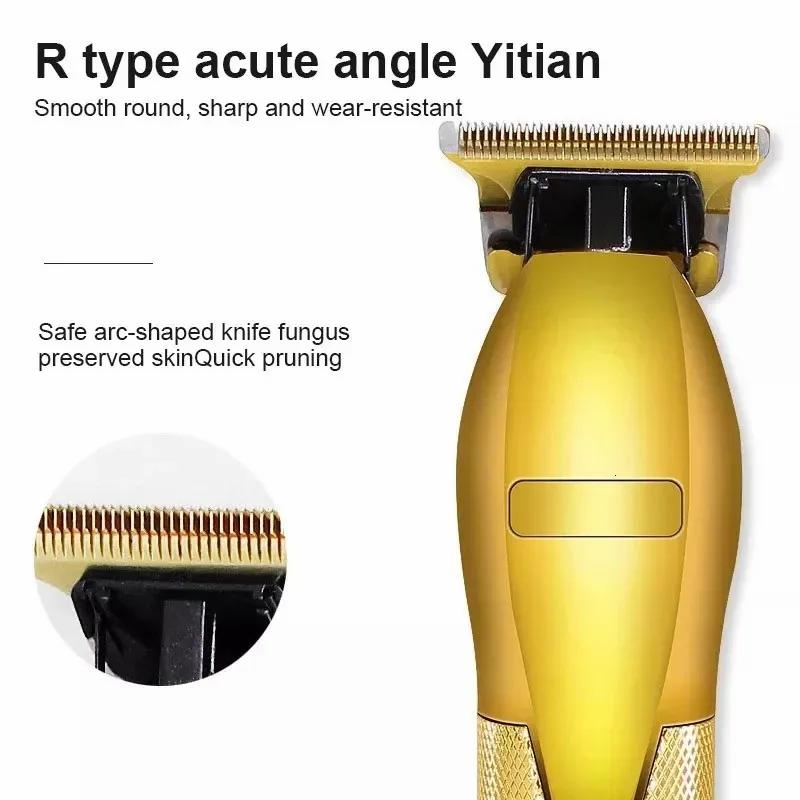 Hair Care & Styling Tools | Gold Professional Hair Trimmer Clipper For Men Rechargeable Barber Cordless Cutting T9 Styling Beard S9 Machin 231220 Hair Care & Styling Tools Hair Care & Styling Tools