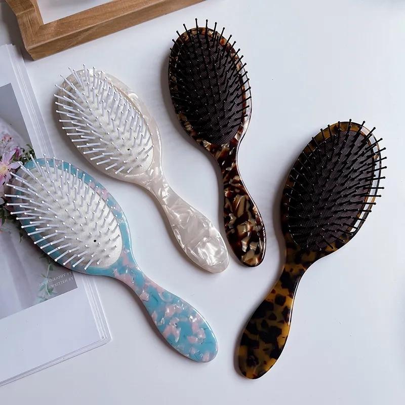 Hair Care & Styling Tools | Hair Brushes Combs Hairdressing Air Bag Comb Printed Air Cushion Comb Lady Styling Comb Acetic Acid Massage Hair Comb Hairdressing Tool 230529 Hair Care & Styling Tools Hair Care & Styling Tools