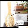 Hair Care & Styling Tools | Hair Brushes Wood Comb Professional Healthy Paddle Cushion Loss Mas Brush Hairbrush Scalp Care Bamboo 3Wgdf Znkmf Drop Delivery Produc Dhnaj Hair Care & Styling Tools Hair Care & Styling Tools