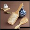 Hair Care & Styling Tools | Hair Brushes Wood Comb Professional Healthy Paddle Cushion Loss Mas Brush Hairbrush Scalp Care Bamboo 3Wgdf Znkmf Drop Delivery Produc Dhnaj Hair Care & Styling Tools Hair Care & Styling Tools