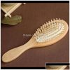 Hair Care & Styling Tools | Hair Brushes Wood Comb Professional Healthy Paddle Cushion Loss Mas Brush Hairbrush Scalp Care Bamboo 3Wgdf Znkmf Drop Delivery Produc Dhnaj Hair Care & Styling Tools Hair Care & Styling Tools