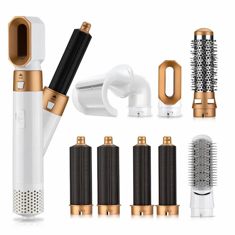 Hair Care & Styling Tools | Hair Dryer 8 In 1 Curling Iron Blow Dryer Comb Styling Comb Hair Blow Dryer Straightening Comb Dual Purpose Hair Care & Styling Tools Hair Care & Styling Tools