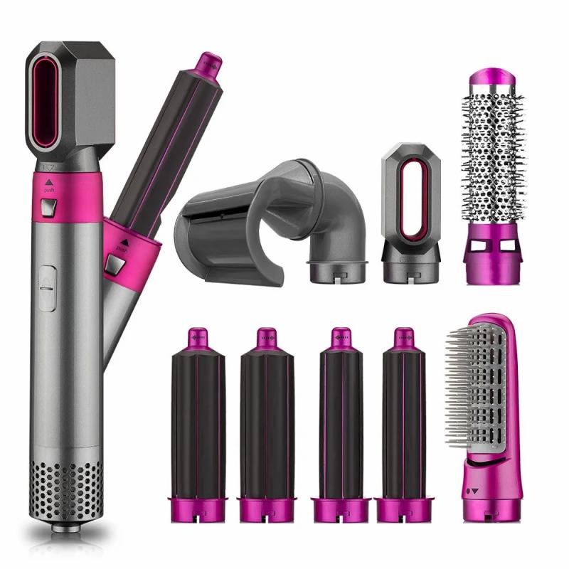 Hair Care & Styling Tools | Hair Dryer 8 In 1 Curling Iron Blow Dryer Comb Styling Comb Hair Blow Dryer Straightening Comb Dual Purpose Hair Care & Styling Tools Hair Care & Styling Tools