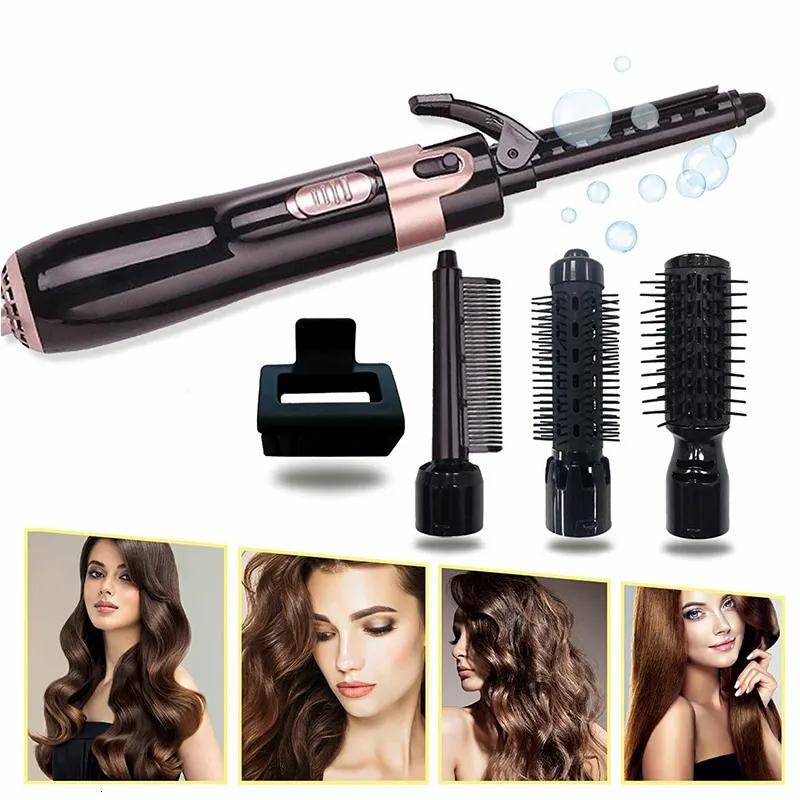 Hair Care & Styling Tools | Hair Dryers Air Brush 4 Head Replaceable Dryer Comb One Step Blower Strong Wind Electric Straightener Roller Curler Styling Tools 230906 Hair Care & Styling Tools Hair Care & Styling Tools