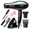 Hair Care & Styling Tools | Hair Dryers Eu Plug 2100W Professional Hair Dryer Blow Dryer For Salon Home Use Hairdryer With Nozzles Travel Cold Air Adjustment 230603 Hair Care & Styling Tools Hair Care & Styling Tools