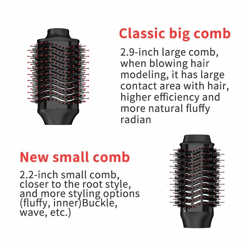 Hair Care & Styling Tools | Hair Dryers Lisapro Interchangeable Air Brush 2In1 Dryer Volumizer 4M 60Mm Blowout For Smooth Frizzfree 230906 Hair Care & Styling Tools Hair Care & Styling Tools