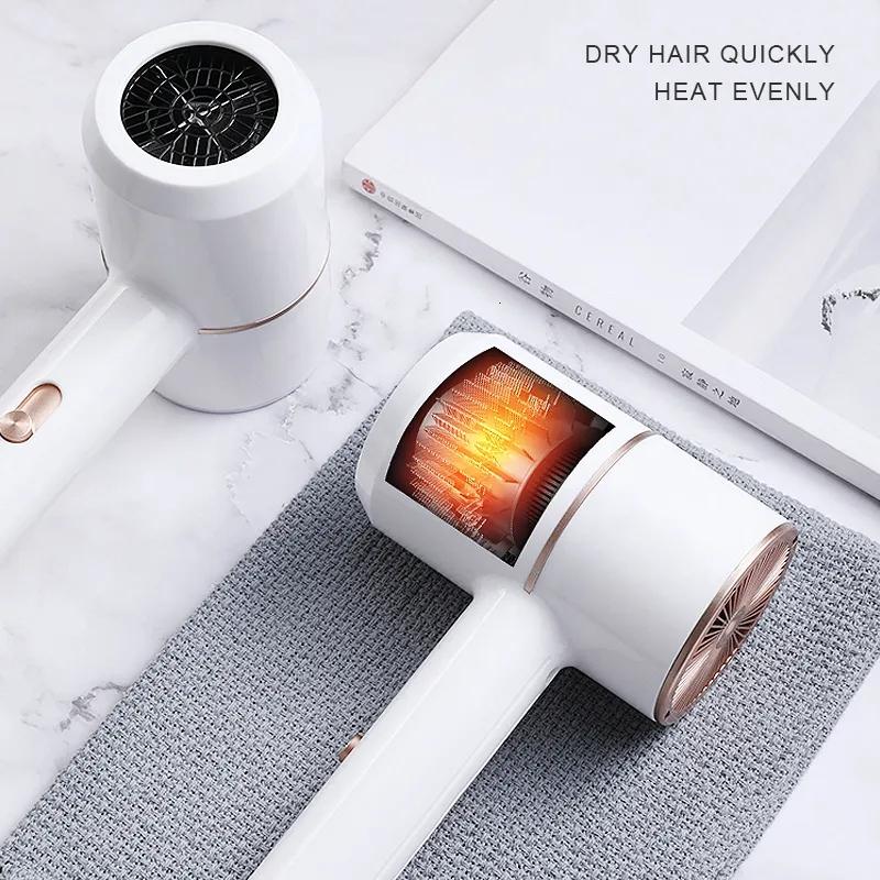 Hair Care & Styling Tools | Hair Dryers Professional Mini Dryer Electric Blow Salon Blowdryer Anion Air Water Ion And Cold Wind Drying Tools 230812 Hair Care & Styling Tools Hair Care & Styling Tools