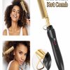 Hair Care & Styling Tools | Hair Straighteners 2 In 1 Comb Curler Flat Iron Straightener Wigs Straightening Brush Crimper Wet Dry Electric Heating Styler Tools 230328 Hair Care & Styling Tools Hair Care & Styling Tools