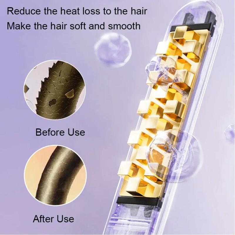 Hair Care & Styling Tools | Hair Straighteners Fluffy Hair Straightener Curling Iron 3D Grid Curler Splint Negative Ion Corrugated Hair Crimper Ceramic Corn Perm Styling Tools 230912 Hair Care & Styling Tools Hair Care & Styling Tools