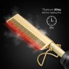 Hair Care & Styling Tools | Hair Straighteners Heating Comb Straightener Electric Comb Flat Iron Hair Straightening Brush Smoothing Iron Comb Hair Straightener Brush 230912 Hair Care & Styling Tools Hair Care & Styling Tools