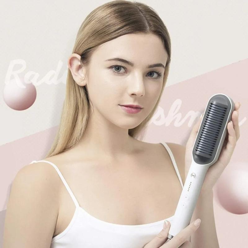 Hair Care & Styling Tools | Hair Straighteners Multifunctional Straightener Brush Electric Heat Comb Curler Hair Fast Modeling Tool 221203 Hair Care & Styling Tools Hair Care & Styling Tools