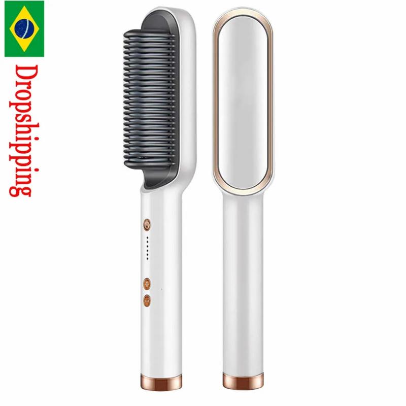 Hair Care & Styling Tools | Hair Straighteners Multifunctional Straightener Brush Electric Heat Comb Curler Hair Fast Modeling Tool 221203 Hair Care & Styling Tools Hair Care & Styling Tools