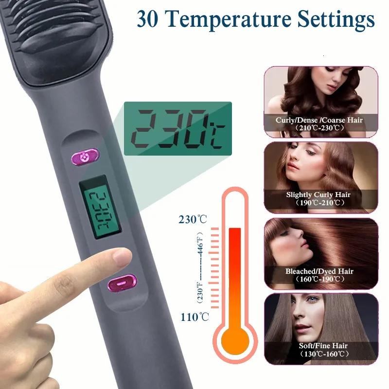 Hair Care & Styling Tools | Hair Straighteners Multifunctional Straightener Brush Electric Heat Comb Curler Hair Fast Modeling Tool 221203 Hair Care & Styling Tools Hair Care & Styling Tools