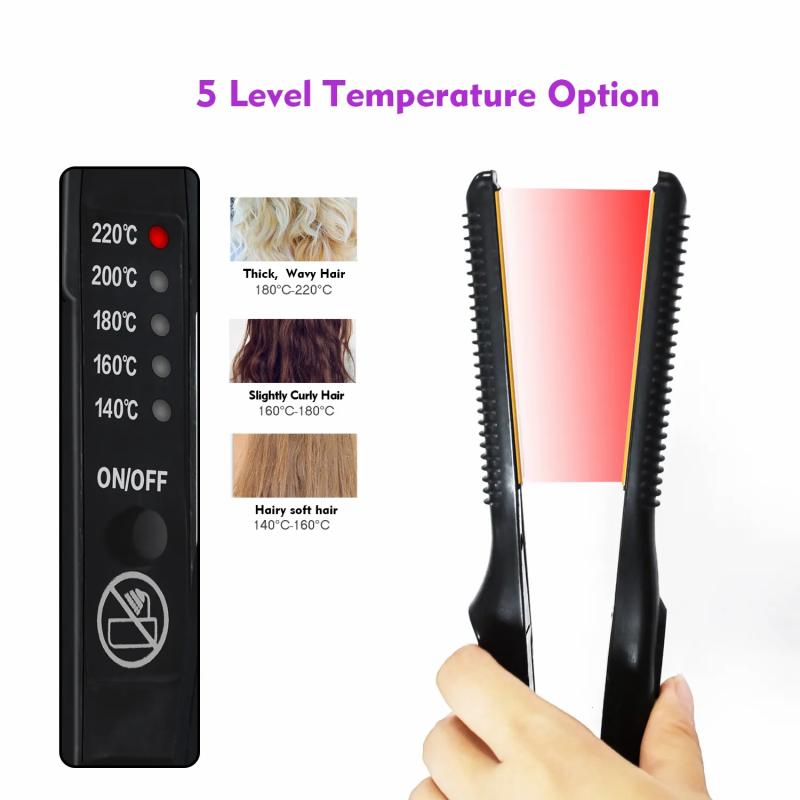 Hair Care & Styling Tools | Hair Straighteners Professional Mini Straightener Curler 2 In 1 Flat Iron Small Thin Plate Men Short Straightening Curling Styling Tools 221203 Hair Care & Styling Tools Hair Care & Styling Tools