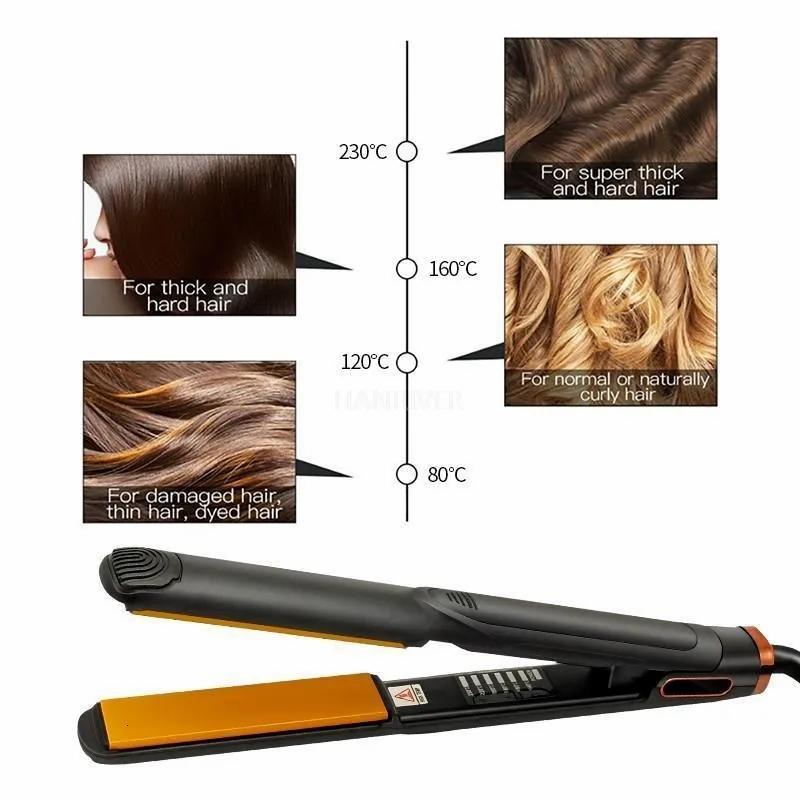 Hair Care & Styling Tools | Hair Straighteners Professional Straightener Curler Ceramic Heating Plate Flat Iron Styling Curling Hair Straighting 230209 Hair Care & Styling Tools Hair Care & Styling Tools