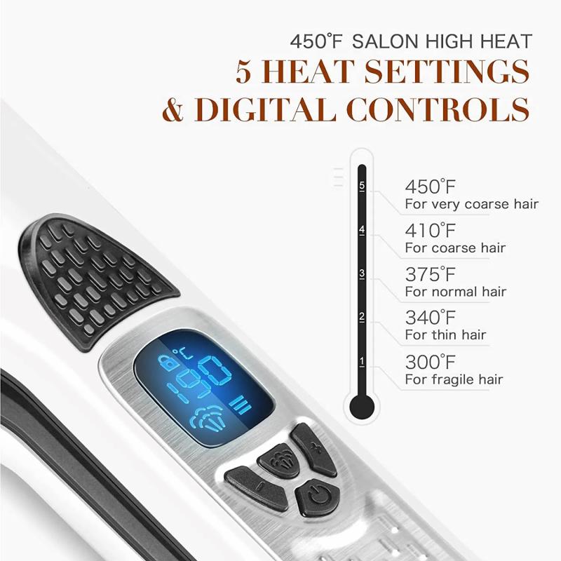 Hair Care & Styling Tools | Hair Straighteners Steampod Straightener Professional Steam Flat Iron Straightening Brush Ceramic Comb Curler 230831 Hair Care & Styling Tools Hair Care & Styling Tools