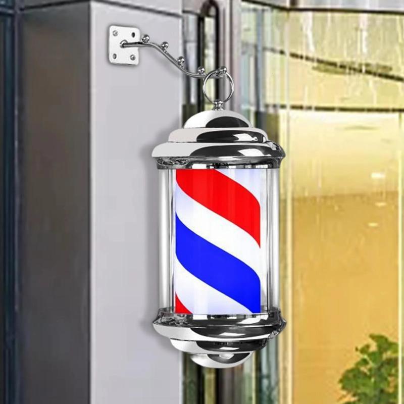 Hair Care & Styling Tools | Hair Trimmer Barber Shop Pole Light Rotating Salon Sign Stripes With Hanging Bracket Led Outdoor Party 230706 Hair Care & Styling Tools Hair Care & Styling Tools