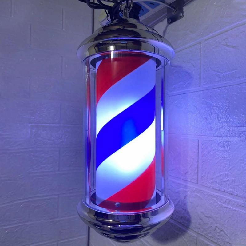 Hair Care & Styling Tools | Hair Trimmer Barber Shop Pole Light Rotating Salon Sign Stripes With Hanging Bracket Led Outdoor Party 230706 Hair Care & Styling Tools Hair Care & Styling Tools