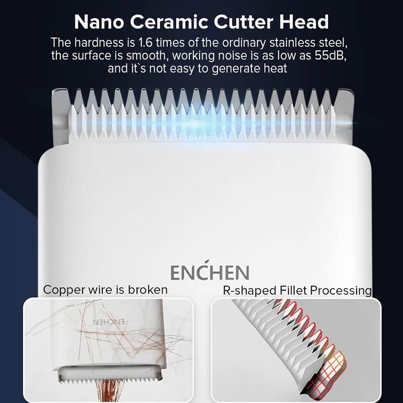 Hair Care & Styling Tools | Hair Trimmer Enchen Boost Hair Clippers For Men Children Family Use Rechargeable Cordless Hair Trimmer Portable Electric Haircut 230310 Hair Care & Styling Tools Hair Care & Styling Tools